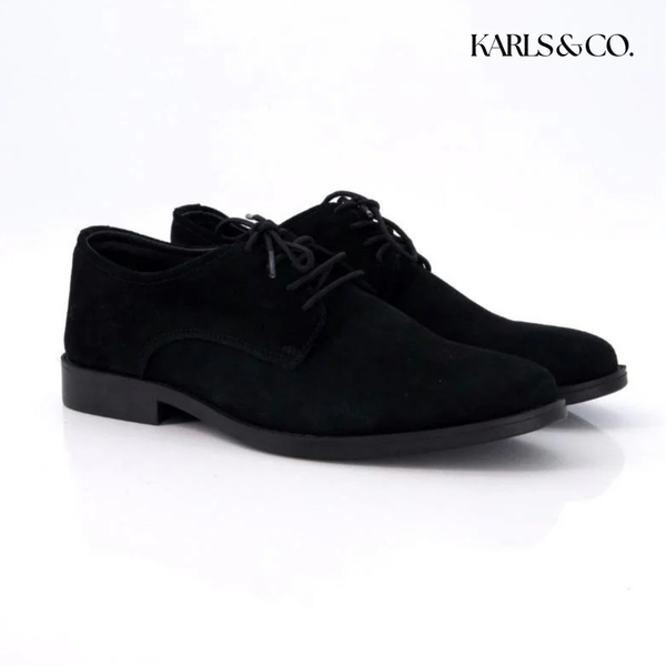 Derby Suede Black